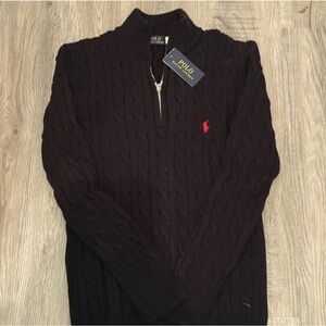 Black Zip Up Sweater